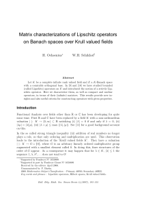 Matrix characterizations of Lipschitz operators on Banach spaces over Krull valued fields