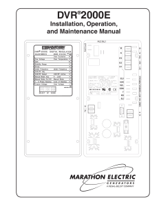 marathon avr dvr2000e manual