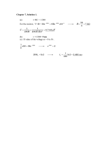 RC & RL Circuit Solutions