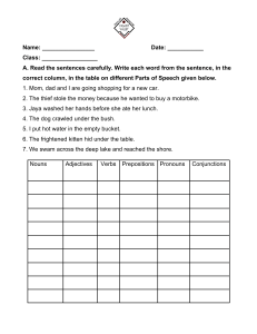 Final English worksheets for week 2