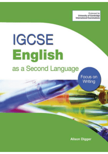 IGCSE English as a Second Language-second edition-by Alison Digger