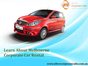Melbourne Corporate Car Rental
