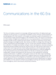 Nokia Bell Labs White paper-Communications in the 6G Era