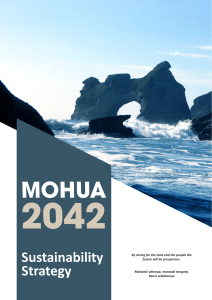 Mohua Golden Bay 2042  - Sustainability Strategy
