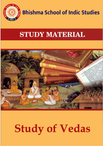 Study of Vedas - English