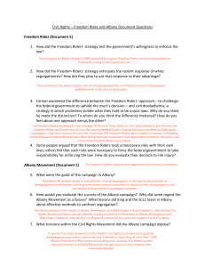 Freedom Rides and Albany Movement Document Questions (1)