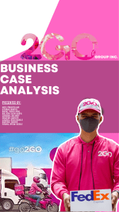 BusinessCaseAnalysis 2GO B99 CLASS-1