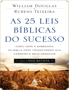 As 25 Leis Bíblicas Do Sucesso Editado