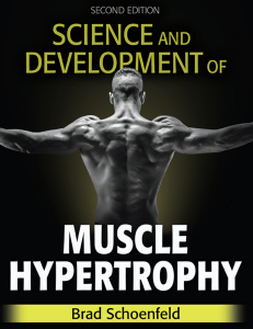 Schoenfeld, Brad - Science and development of muscle hypertrophy (2021) - libgen.li