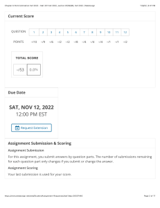 Chapter 6 Point Estimation Fall 2022 - Mat 301 Fall 2022, section 97 98 99, Fall 2022   WebAssign (2)