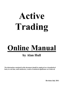 Active Trading Online Manual 2015