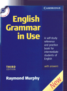 Grammar In Use 3d edition by R. Murphy - Book