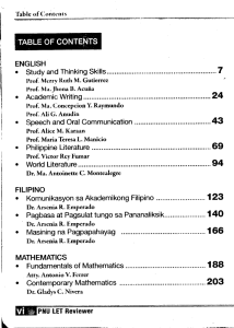 PNU LET Reviewer for General Education