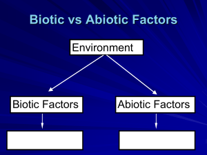 AbioticvsBioticFactors