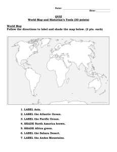 QUIZ World Map and Historians Tools