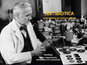 HC 4 - Rentenaar - Inleiding + werking antibiotica 2021