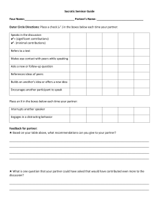 Inner Outer Circle Feedback Form