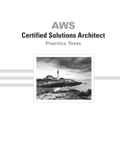 AWS Certified Solutions Architect Practice Tests  Associate SAA-C01 Exam ( PDFDrive )