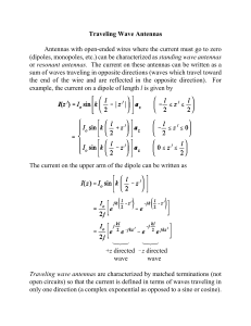 Travelling Wave Antenna