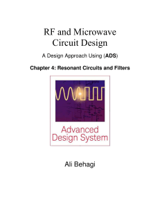 RF and Microwave Circuit Design A Design