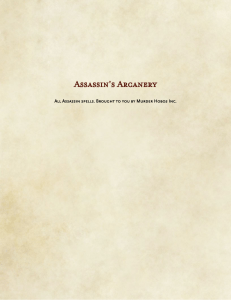 Assassin's Spellbook - The Homebrewery