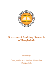 Government Auditing Standards of Bangladesh 2021