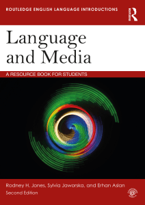 Language and Media  A Resource Book for Students 2nd Edition