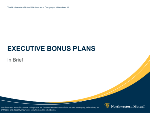 NML Powerpoint - Executive Bonus Plans