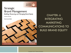 Integrating Marketing Communications to Build Brand Equity