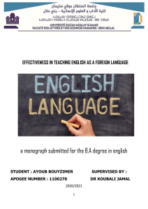 effectiveness in teching english as a foreign language2