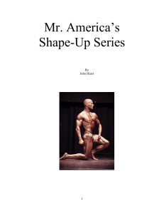 Mr America's Shape-Up Series in full