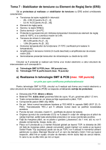 Tema 7 N=15- Stabilizator de tensiune  cu ERS