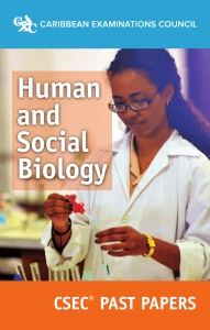 CSEC® Human & Social Biology Past Papers