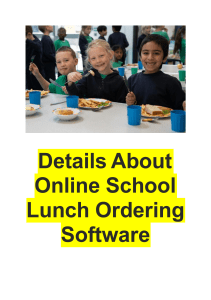 Details About Online School Lunch Ordering Software