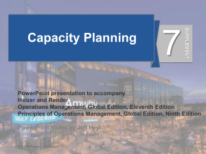 Capacity planning chapter 7