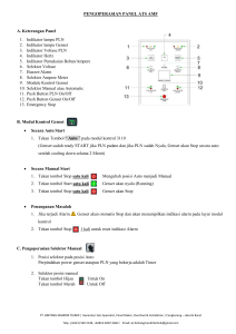 Pengoperasian Panel ATS AMF