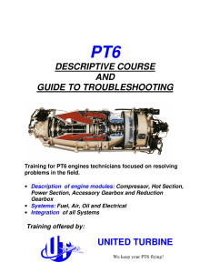 PT6 Engine Training Manual: Troubleshooting & Description