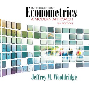 Jeffrey M. Wooldridge-Introductory Econometrics  A Modern Approach-South-Western College Pub (2012)