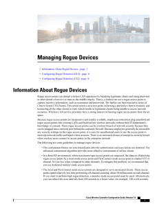 Managing Rogue Devices