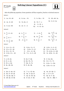 Algebra.Equations.Solving Linear Equations (C).US