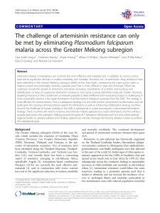 the-challenge-of-artemisinin-resistance-can-only-be-met-by-eliminating-plasmodium-falciparum-malaria-across-the-greater-mekong-subregion