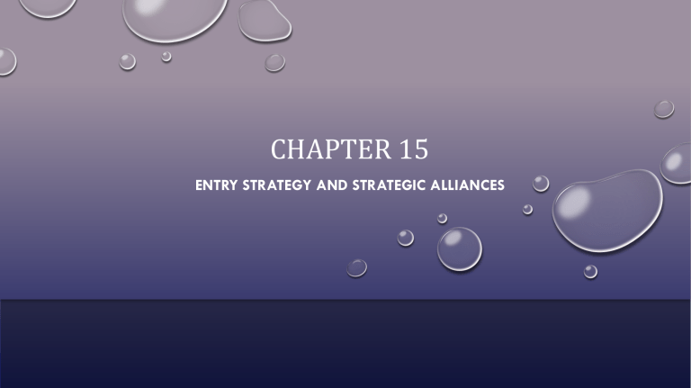 Strategic Alliances