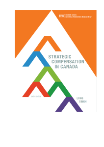 (Nelson Series - Human Resources Management) Long & Singh - Strategic Compensation In Canada Sixth Edition (in Color)-Nelson
