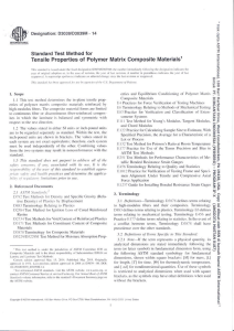 Tensile Properties of Polymer Matrix Composites Test Method