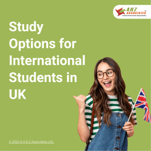 Study Options for International Students in UK