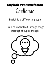 English Challenges 1 - 5
