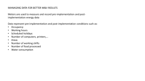 Data Management for Energy M&V: A Practical Guide