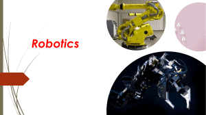 Unit I A - Introduction to Robotics