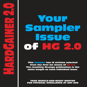 Your Sampler of HARDGAINER 2.0 March 16 2022 free download