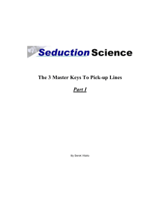 3 Master Keys To Pickup Lines.P - Administrator